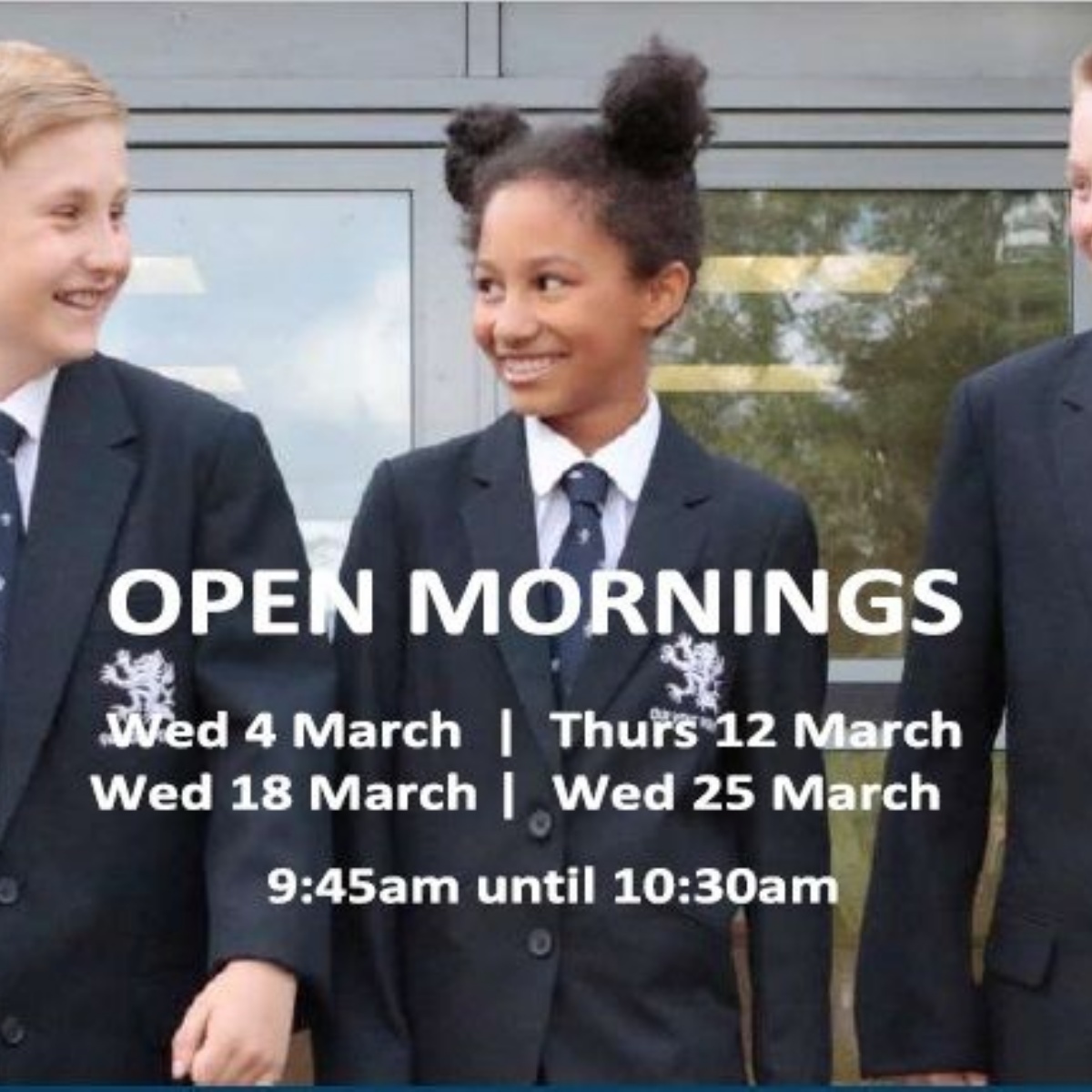 ***OPEN MORNINGS POSTPONED*** It is with regret that Open Mornings are